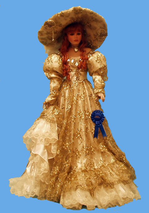DEVA ARTIST DOLL BY RUSTIE: "Deva" by Rustie; 1999 Tori Award; numbered 252/1000; H-42"; with Certificate of Authenticity