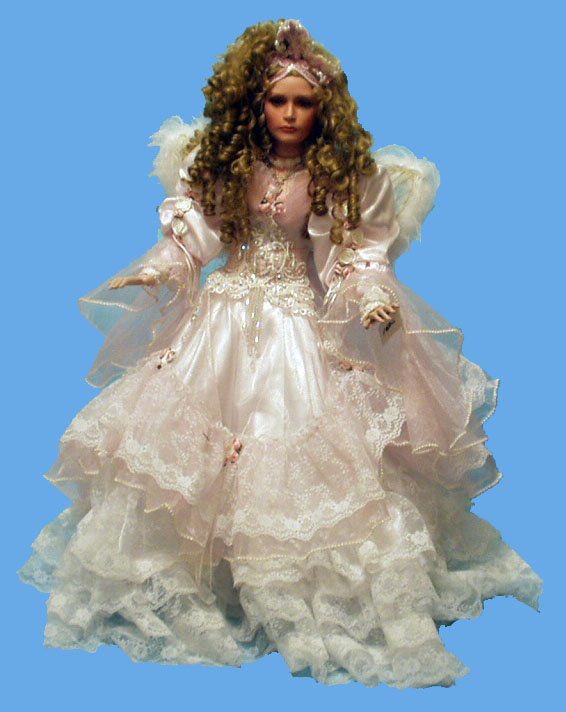 1999 ARTIST DOLL BY RUSTIE: 1999 artist doll by Rustie; numbered 0281/2000; H-35"