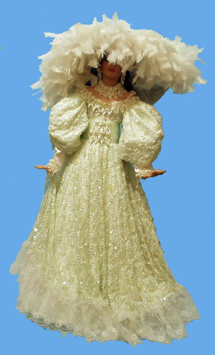 ARTIST DOLL BY RUSTIE: Artist doll by Rustie; numbered 0554/1000; H-40"