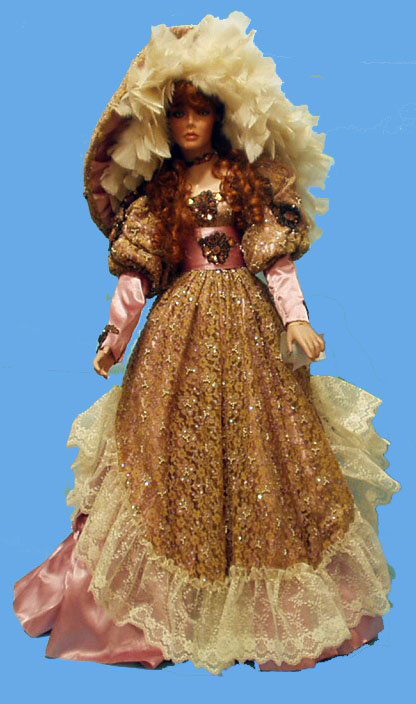 STORMY REPRODUCTION ARTIST DOLL BY RUSTIE: "Stormy" by Rustie; 1958; numbered 958/2500; H-42"; with Certificate of Authenticity