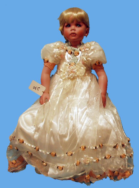 ERIN ARTIST DOLL BY RUSTIE: "Erin" by Rustie; numbered 060/150; H-30"