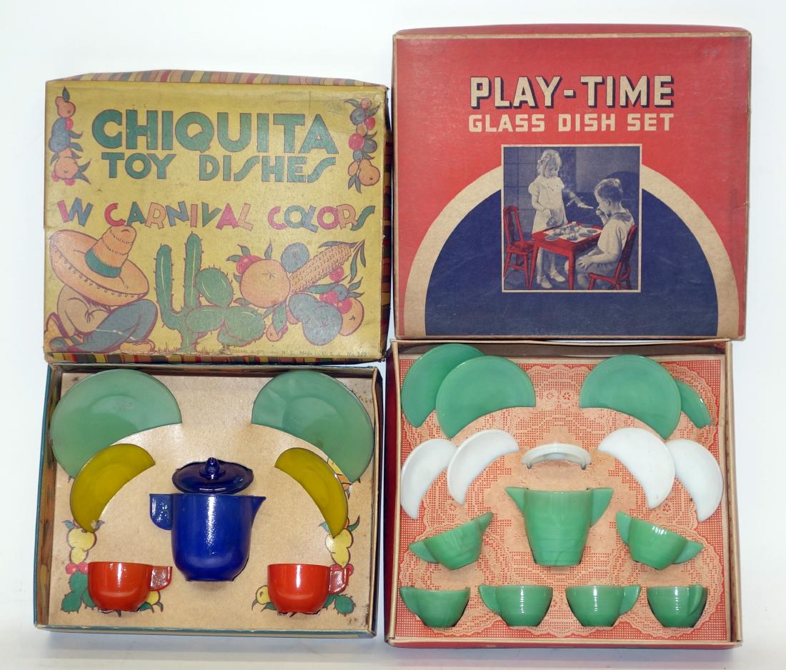 CHILD'S DISH PLAY SETS (4) (1 of 2)