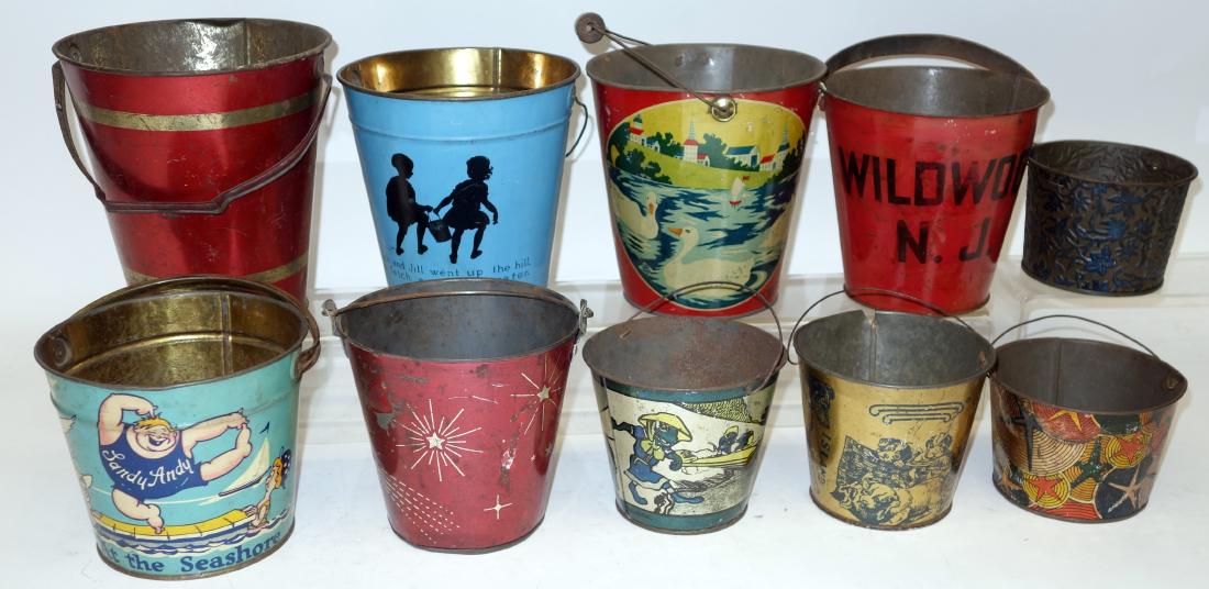 EARLY SAND PAILS (10) (1 of 1)