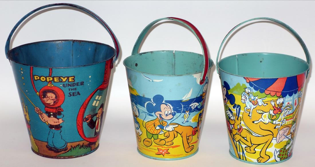 COMIC CHARACTER SAND PAILS (3) (1 of 1)