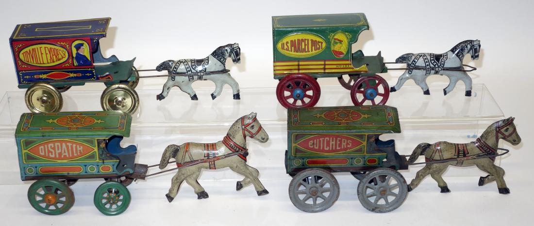 HORSE DRAWN DELIVERY WAGON TOYS (4) (1 of 1)