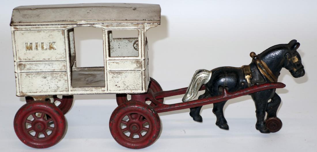 HORSE DRAWN MILK WAGON TOY (1 of 1)