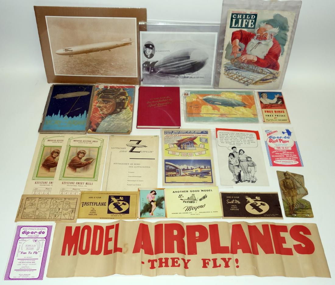 ZEPPELIN & AERONAUTICAL EPHEMERA (1 of 1)