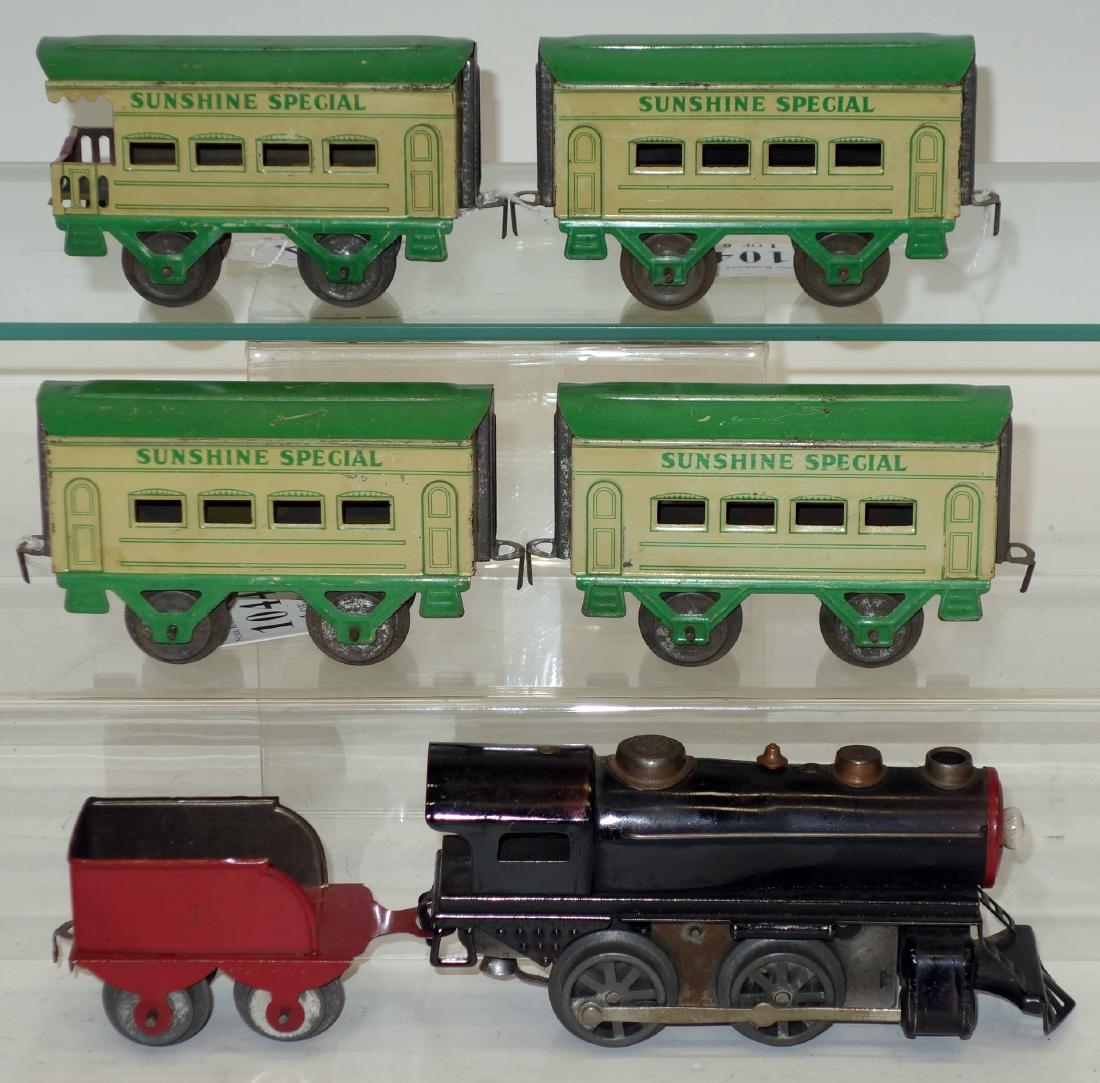 ENGINE, TENDER & CARS (6) (1 of 1)