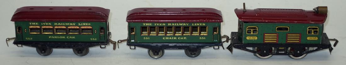 IVES TRAIN & CARS (3) PCS. (1 of 1)