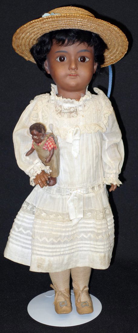 AM BLACK BISQUE DOLL (1 of 1)