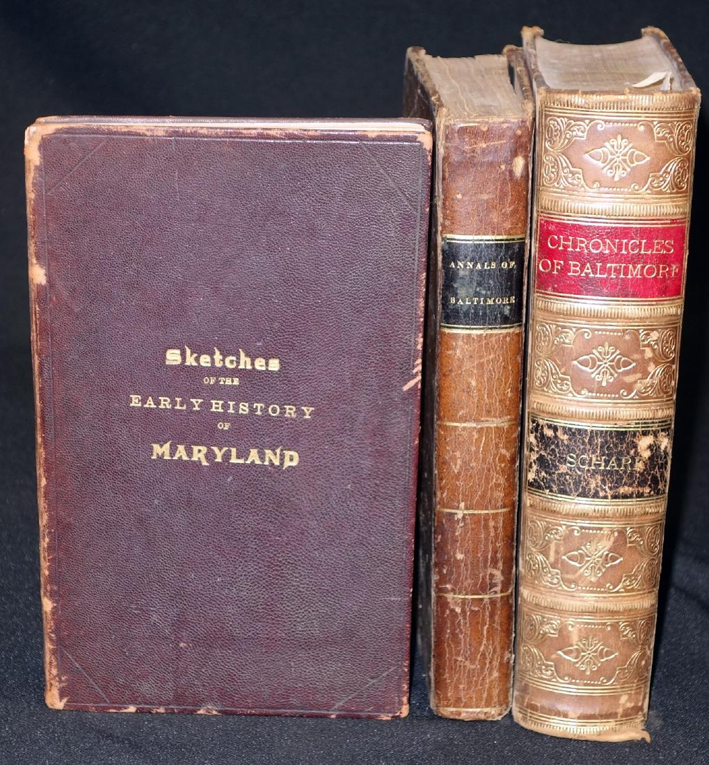MARYLAND & BALTIMORE BOOKS (3)