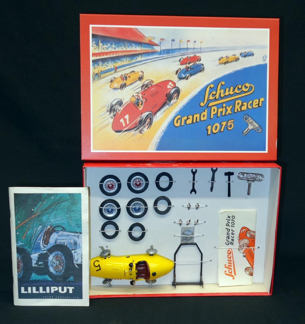 SCHUCO GRAND PRIX RACER #1075: Contemporary, new and complete in box, also with shipping box, box 10" x 13", NM-M