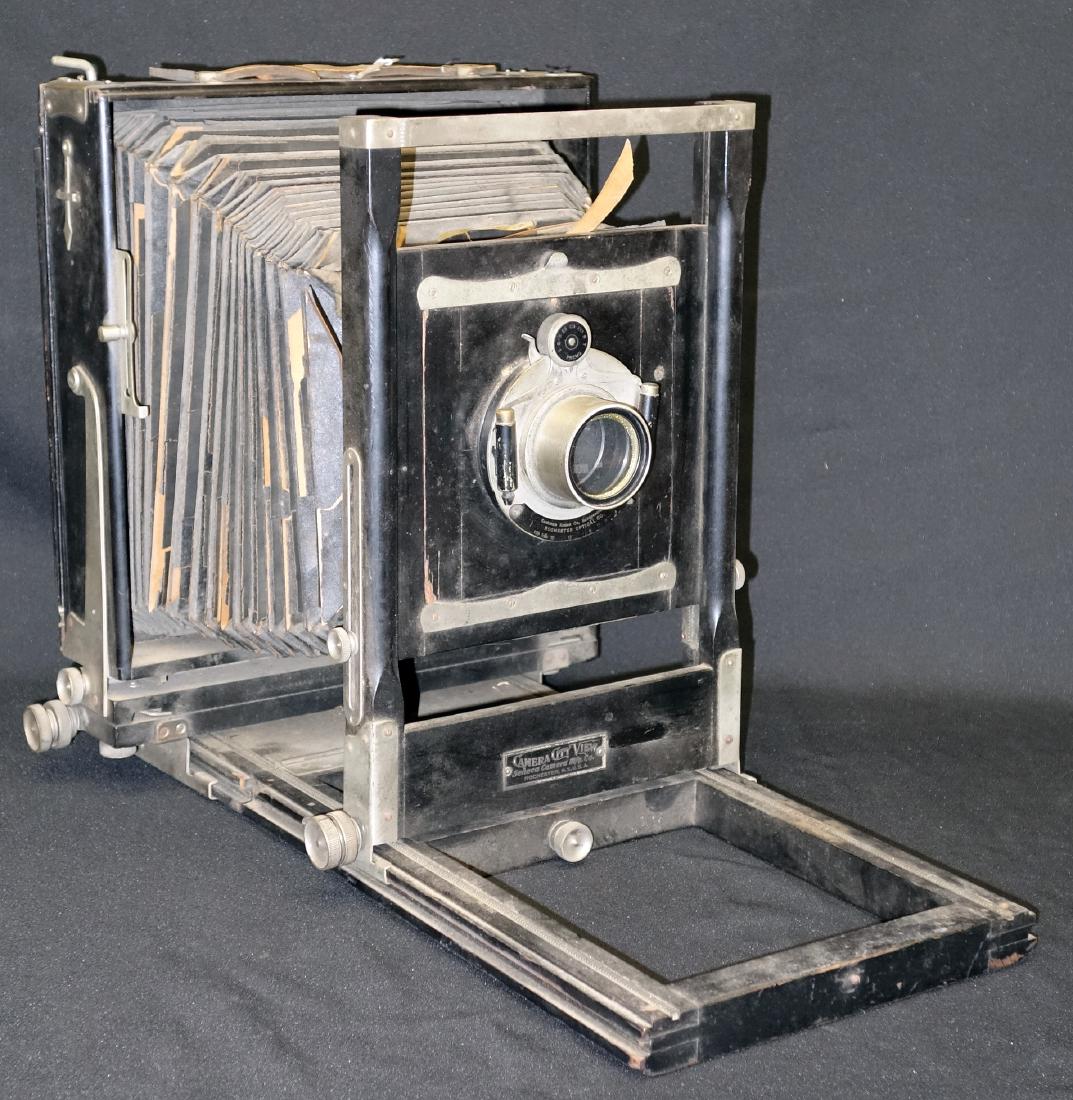 SENECA STUDIO CAMERA: Bellows damage; H-14 1/2", F-G