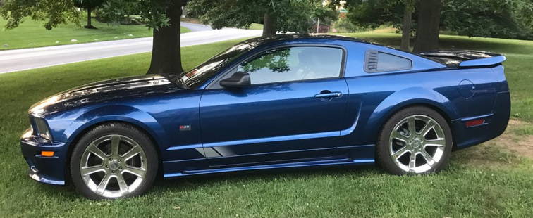 2006 FORD MUSTANG GT DELUXE COUPE - SALEEN: VIN#: 1ZVFT82H365253275, MILEAGE: 73,000 MILES +/- Aftermarket items include: twin fuel pumps, intake manifold, fuel injectors, radio with back-up camera