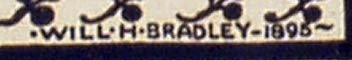 WILL BRADLEY Color Woodblock The Chap Book NR - 3