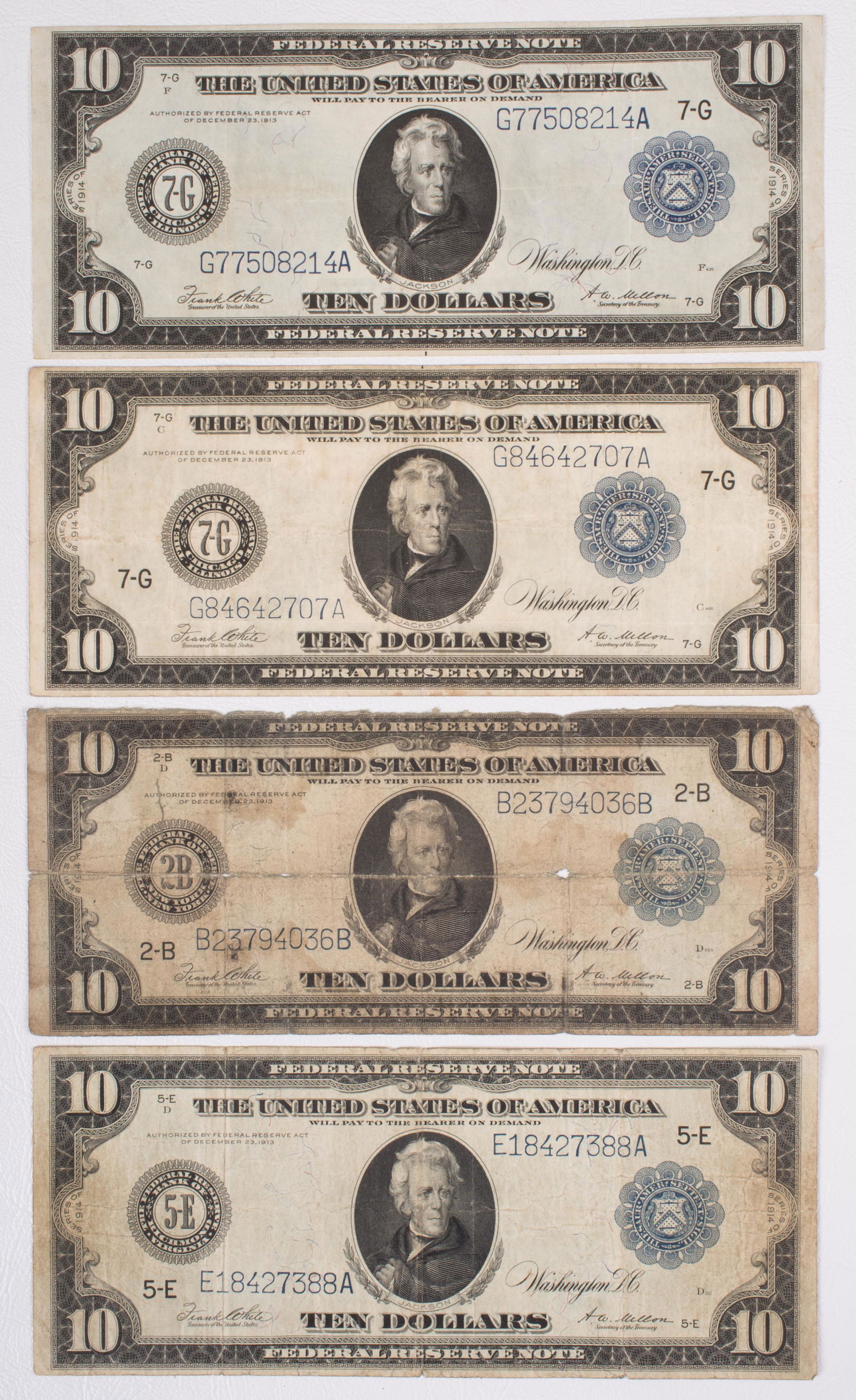 $10 FEDERAL RESERVE NOTE (4) (1 of 2)