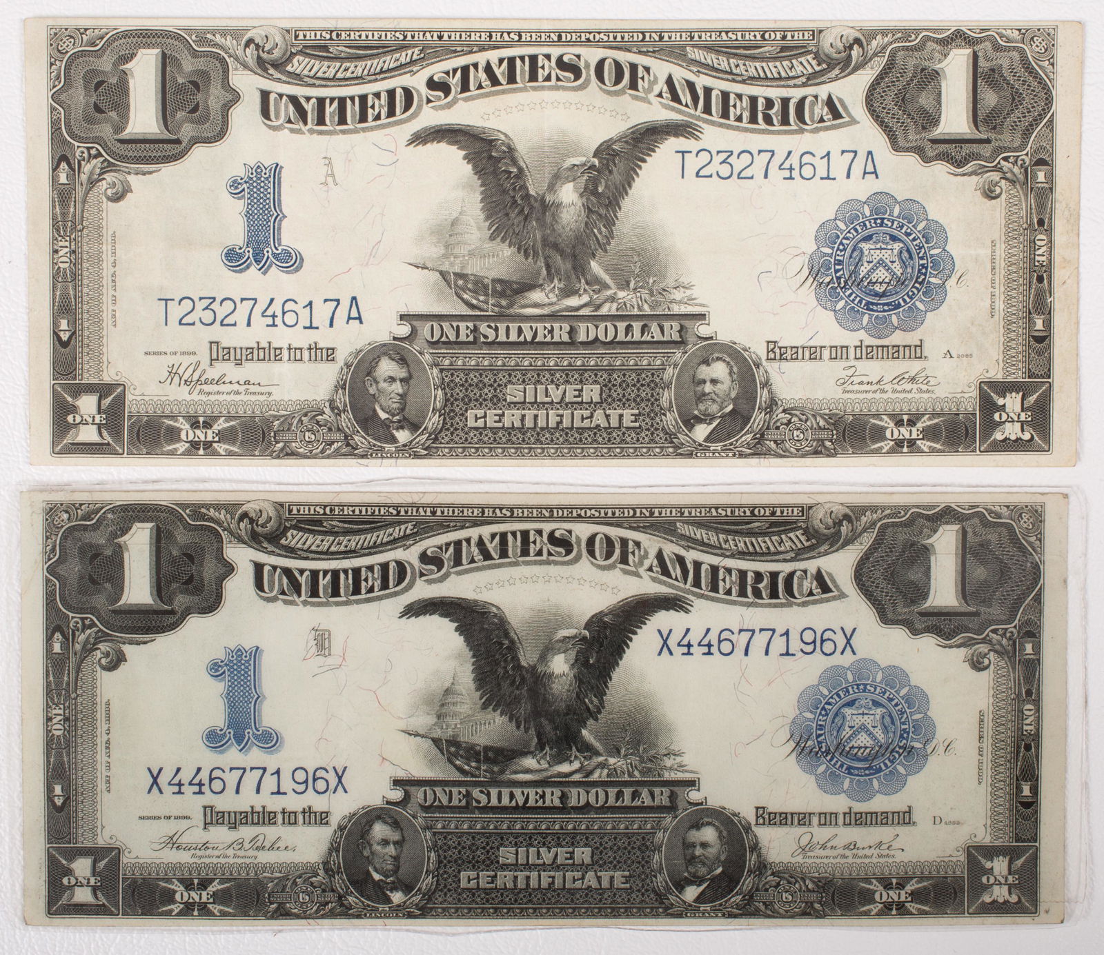 LARGE $1 SILVER CERTIFICATES (2) (1 of 2)