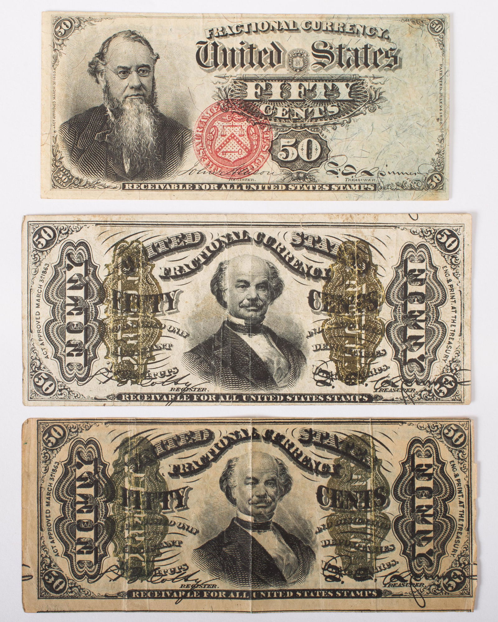 FRACTIONAL CURRENCY (3) (1 of 2)
