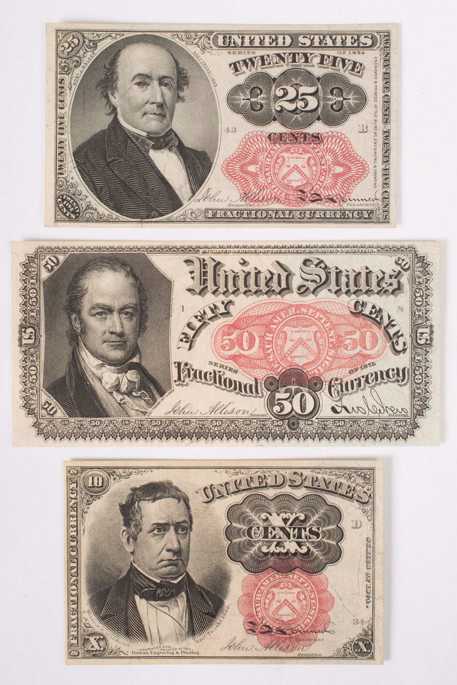 FRACTIONAL CURRENCY (3) (1 of 2)