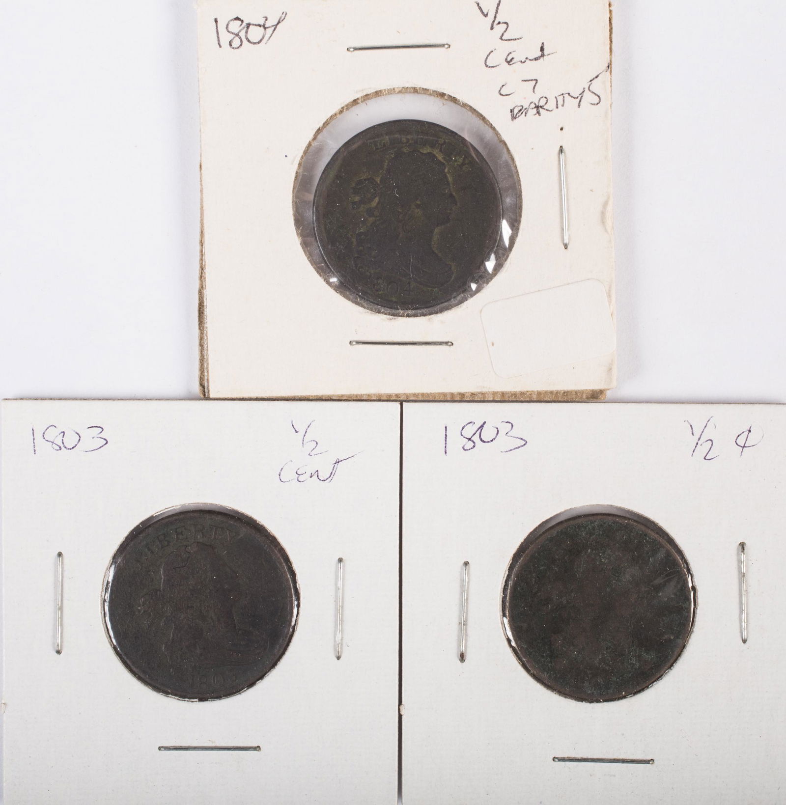 HALF CENTS (3) (1 of 2)