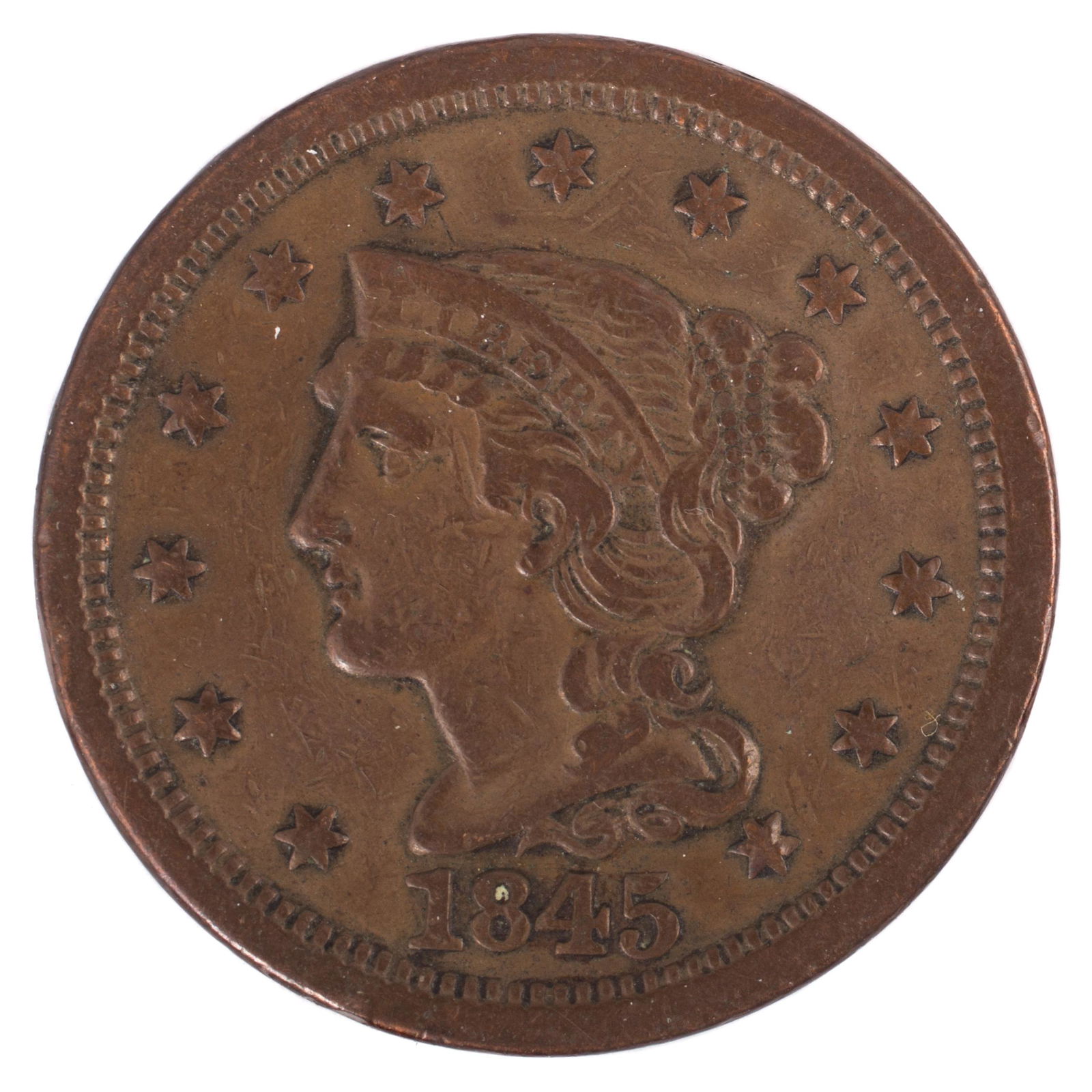 1845 LARGE CENT (1 of 2)