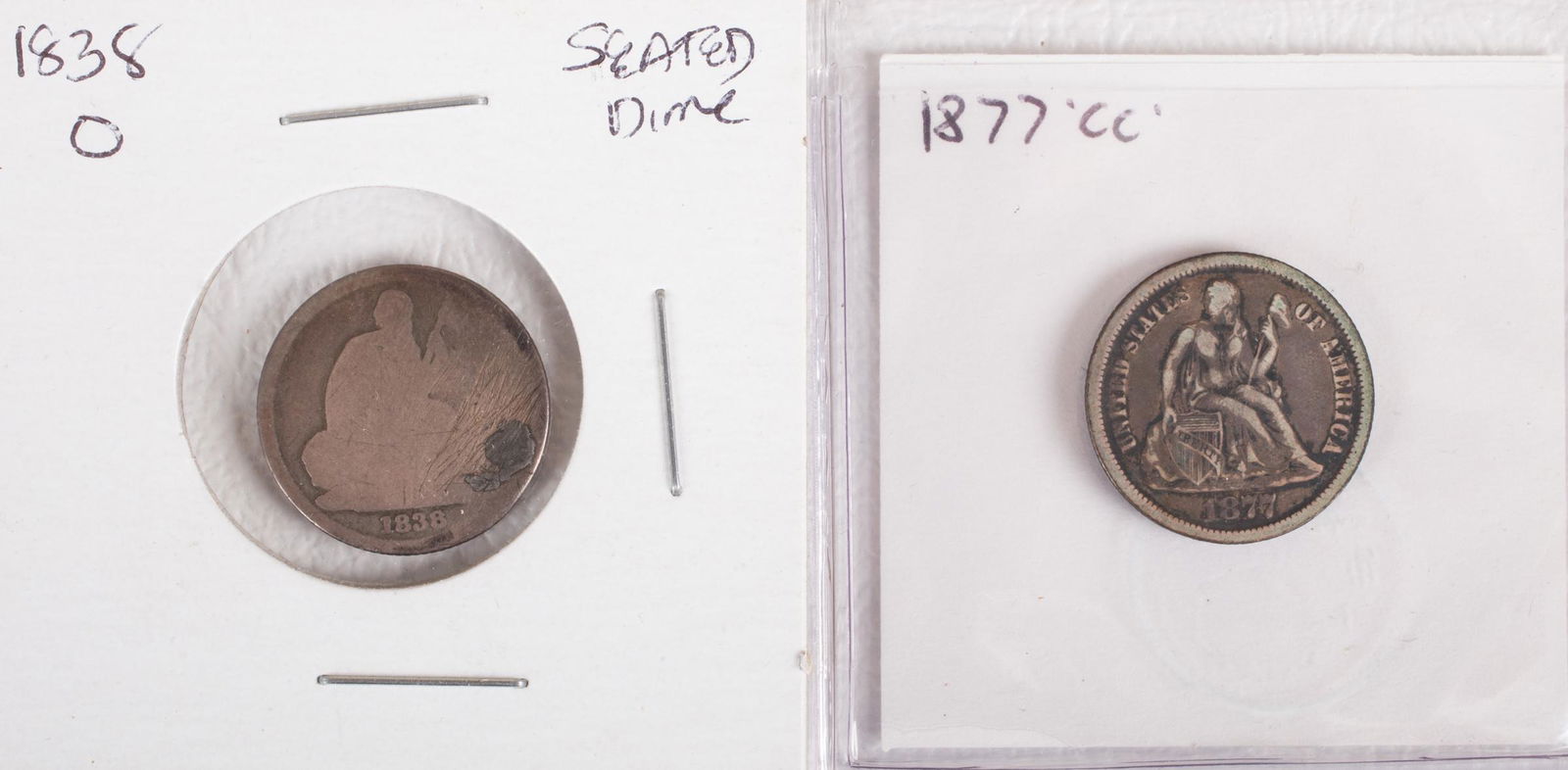 LIBERTY SEATED DIMES (2) (1 of 2)