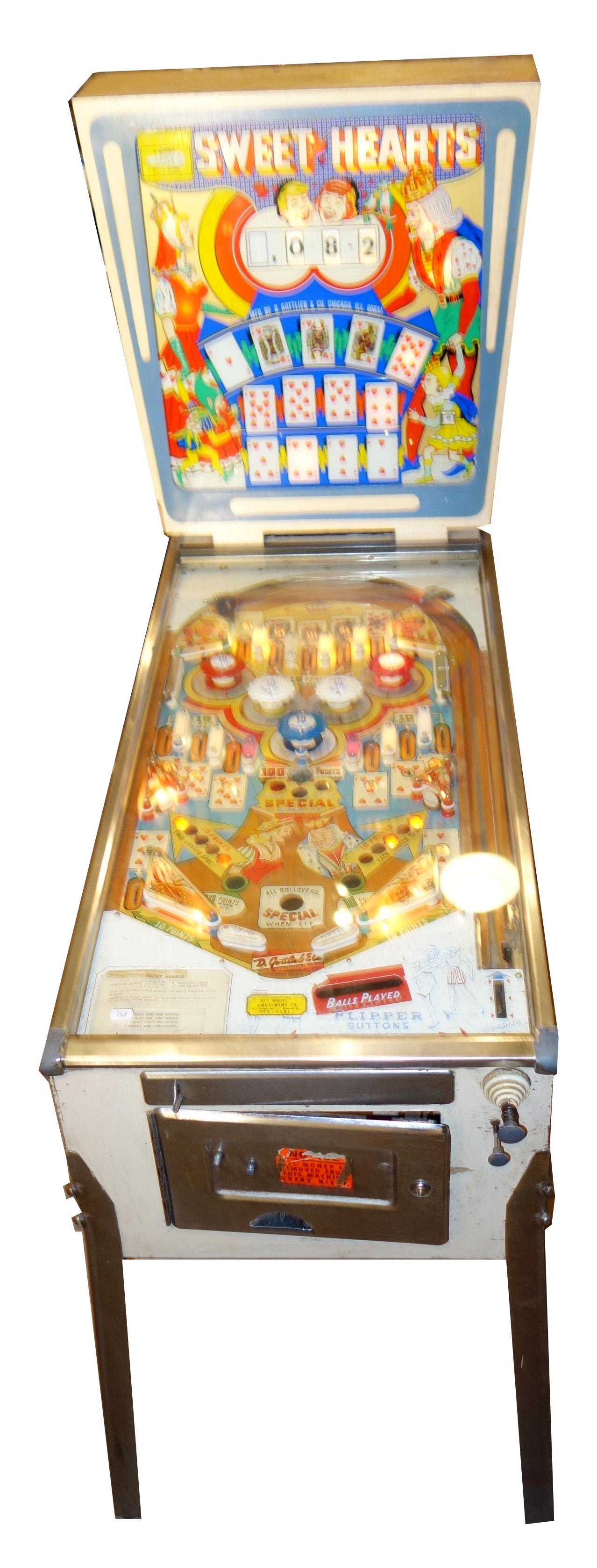 "SWEET HEARTS" PINBALL MACHINE Oct 19, 2019 Richard Opfer