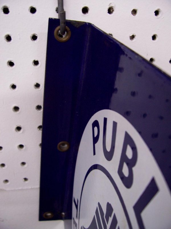 BELL SYSTEM PUBLIC TELEPHONE FLANGE SIGN - 5