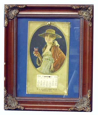 COCA-COLA ADVERTISING CALENDAR 1918