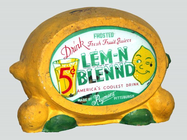 LEM-N-BLEND SODA FIGURAL LITE-UP ADVERTISING