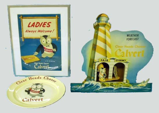 CALVERT WHISKEY ADVERTISING EPHEMERA