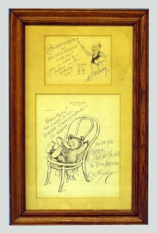 CARTOONIST C.K. BARRYMAN H.J. MURRAY ARTWORK