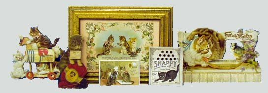 CAT CALENDARS & ADS: RAPHAEL TUCK & SONS, ETC.
