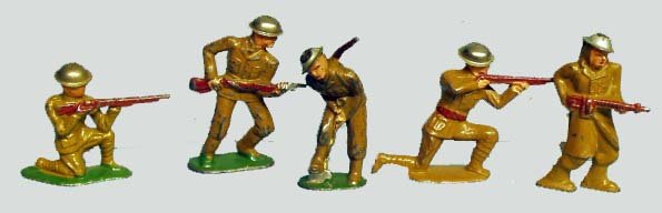 10 BARCLAY SOLDIER FIGURES - 2