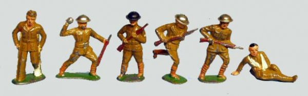 15 BARCLAY SOLDIERS AND COT - FIGURES - 2