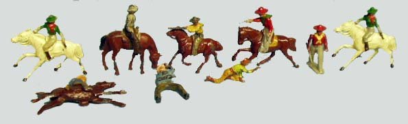 19 JO HILL CO COWBOY & INDIAN FIGURES - 2