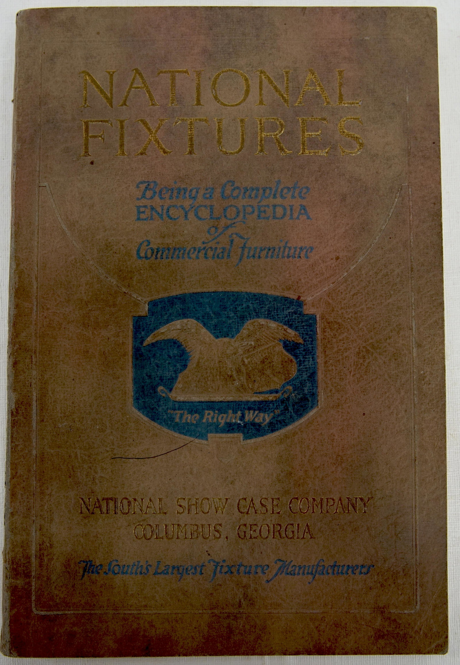 NATIONAL FIXTURES & MUELER BOOTH CATALOGS (2): (1) 1920's showcases, fixtures, etc. catalog; (1) soda fountain Booths pamphlet; normal wear; 9" x 6", G-VG