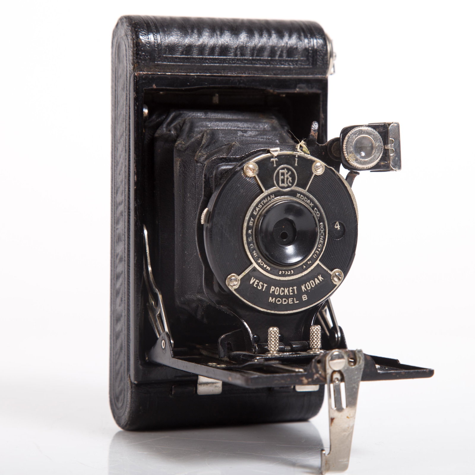 KODAK VEST POCKET CAMERA MODEL B: Folding; normal wear; L-5", G-VG