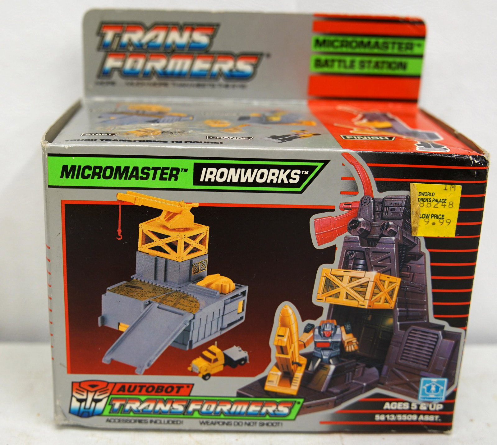 TRANSFORMERS: "Autobot Micromaster Ironworks"; 1988; Hasbro; OB; previously opened; internal packaging in tact