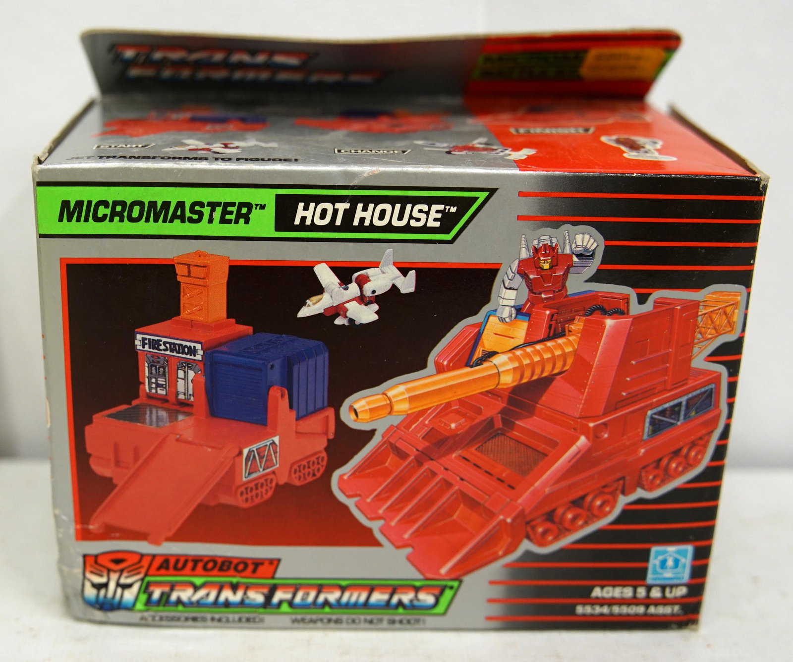 TRANSFORMERS: "Autobot Micromaster Hot House"; 1988; Hasbro; OB; previously opened; internal packaging in tact