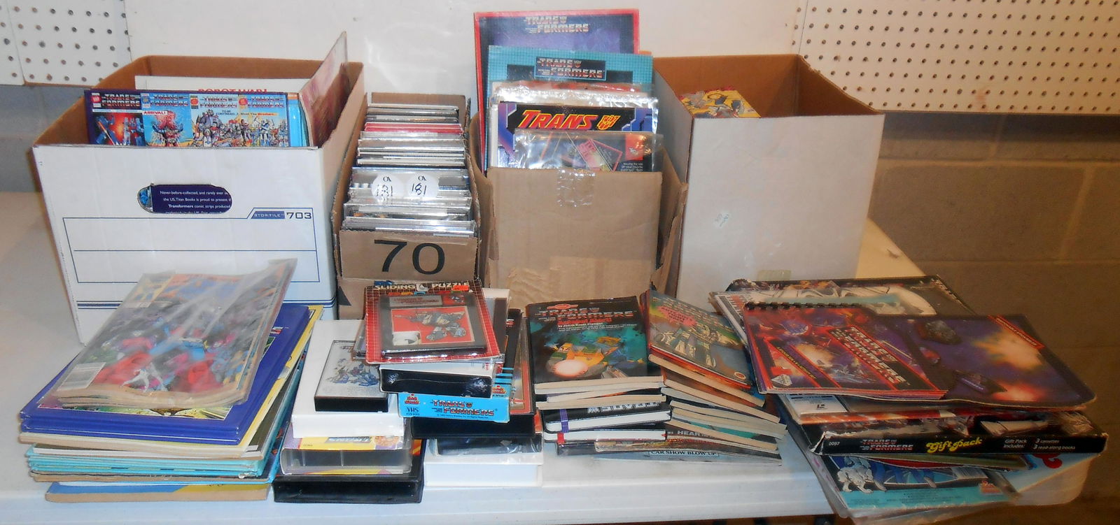 TRANSFORMERS BOOKS, RECORDS, TAPES (1 of 3)