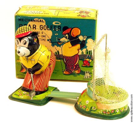 TPS JAPAN BEAR GOLFER WIND-UP