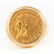 14KT YELLOW GOLD COIN RING - 2