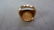 14KT YELLOW GOLD COIN RING - 8