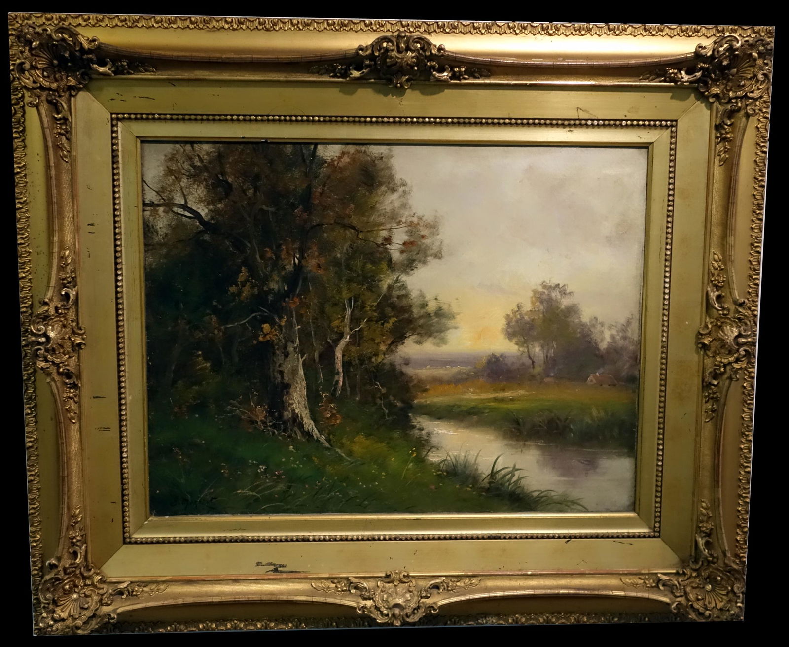 EDNA MORIZOT LANDSCAPE PAINTING (1 of 3)