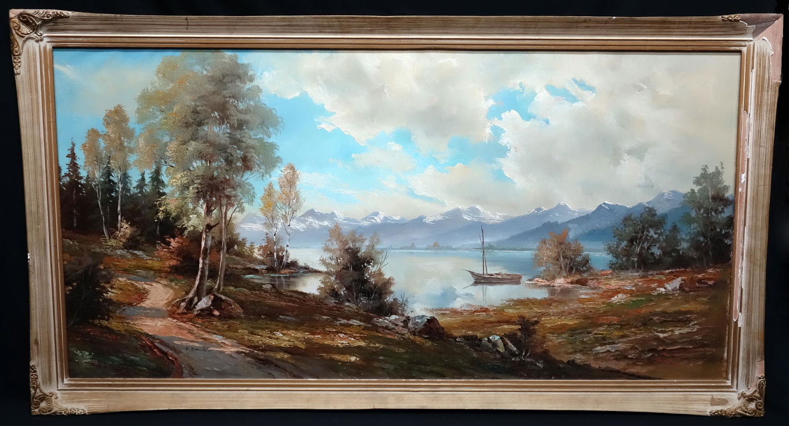 E. EMBLER LANDSCAPE PAINTING (1 of 2)