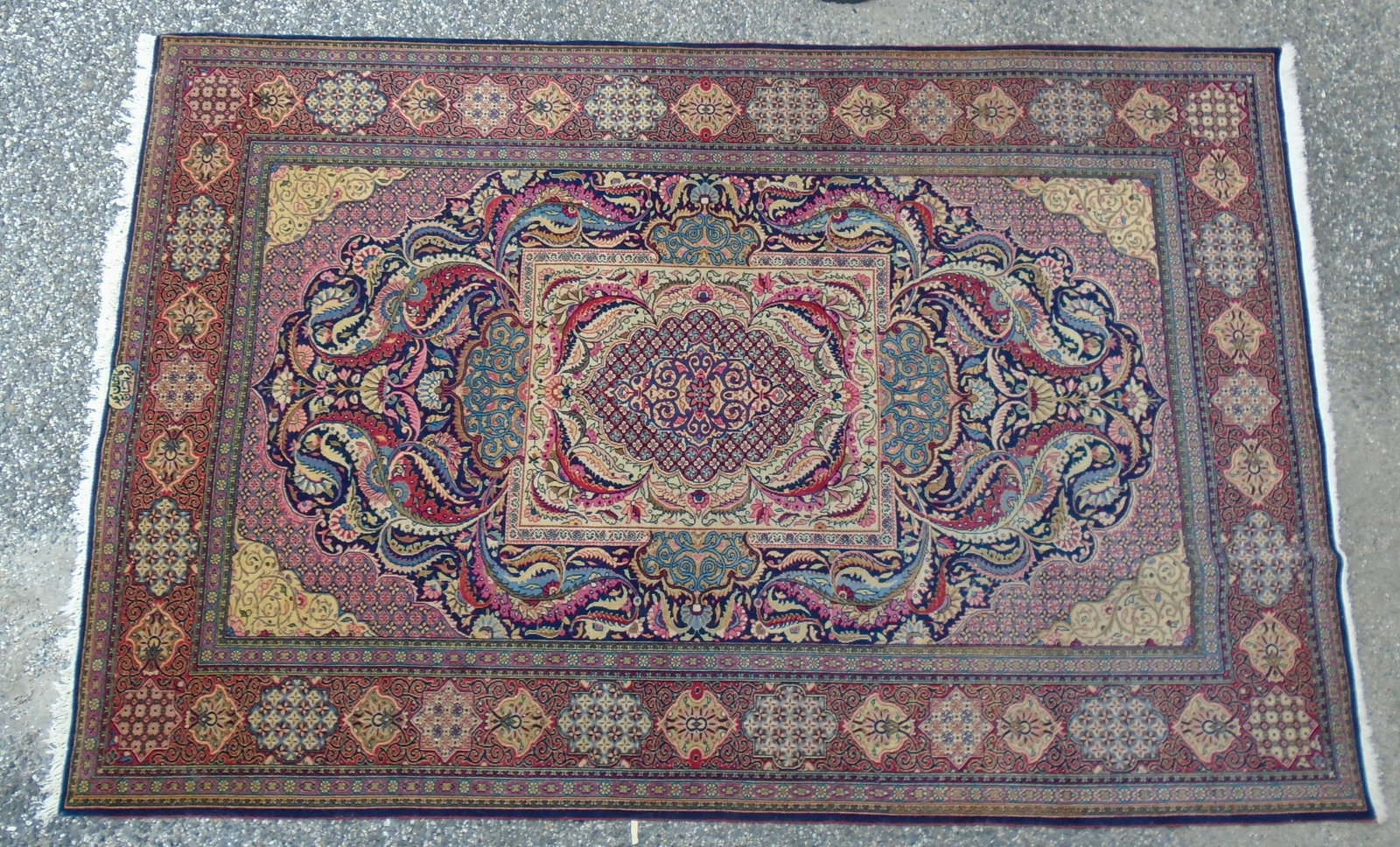 THROW RUG: Normal Wear 83" x 54" VG+
