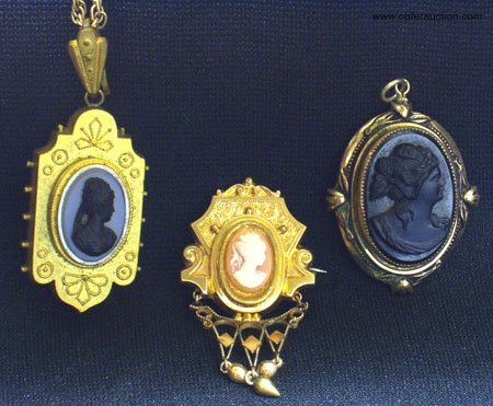 VICTORIAN CAMEO JEWELRY