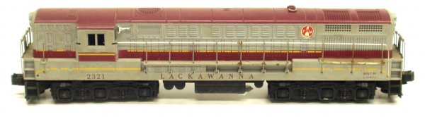 LIONEL 2321 DIESEL ENGINE: LIONEL 2321 DIESEL ENGINE - Molded plastic; L-16", G-VG