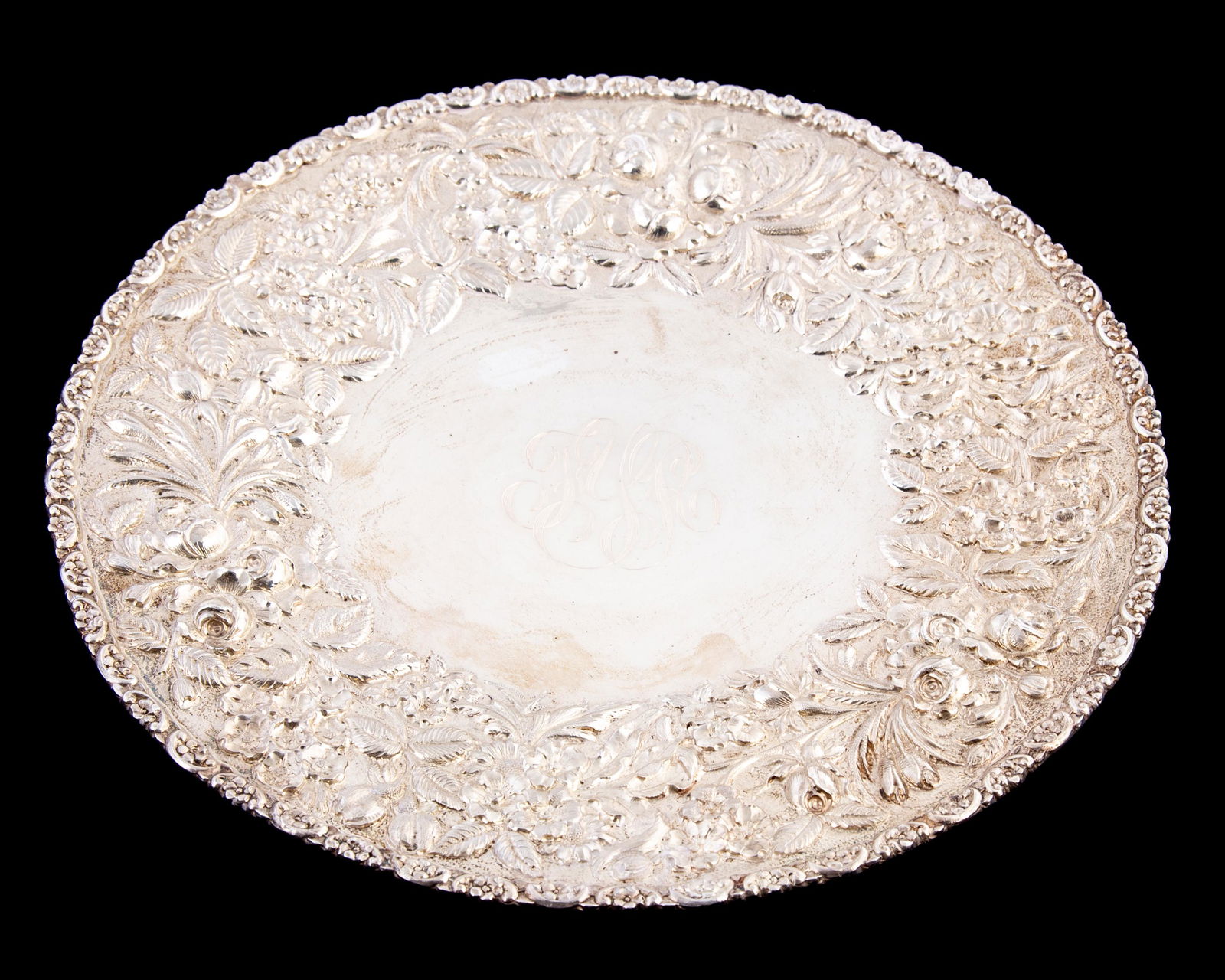 SCHOFIELD REPOUSSE STERLING CAKE COMPOTE (1 of 4)